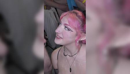 The Real Bukkake Sperm Party Vol 34 #4