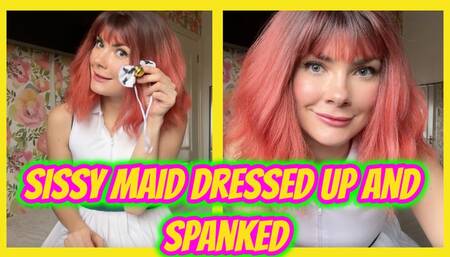 Sissy Maid Dressed Up And Spanked