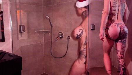 23. Advent Calendar 2025: Mrs. Claus with Dildo in Shower