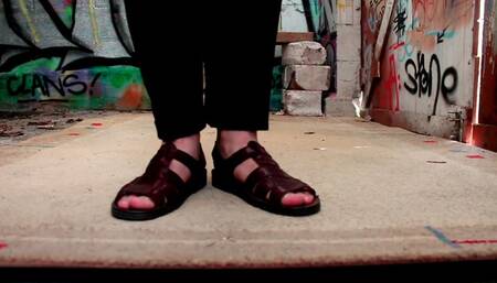 Brown Fisherman Sandals