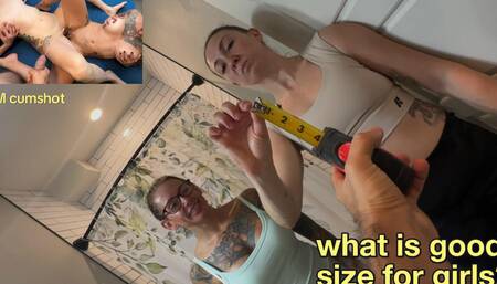 8 Inch Dick Is Really Hurt, 2 Girls Just Got It Too Late. Cumshot