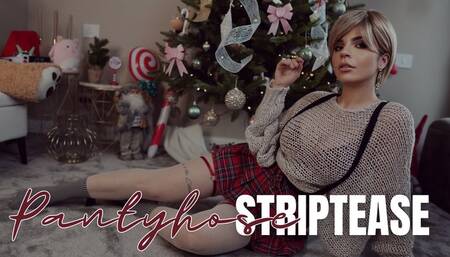 Pantyhose STRIP TEASE - 12 days of Christmas Exclusive