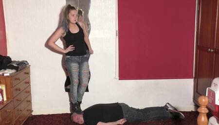 Head Trampled Under Sophie's Boot Heel