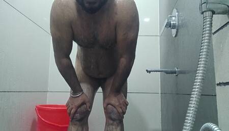 Hot Daady Nude Bathing Show
