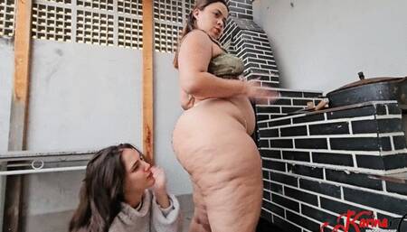 102KG BBW BIG BUTT BBQ FART PUNISHMENT - ROSALIA PEACH - CLIP 5 - NEW KC PRODUCTIONS 2025