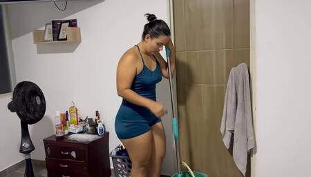 Maid Asks for a Raise and Has to Clean My Milk - POV
