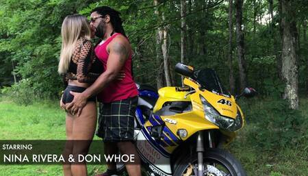 4K: I Fucked Nina on my motorcycle PT1