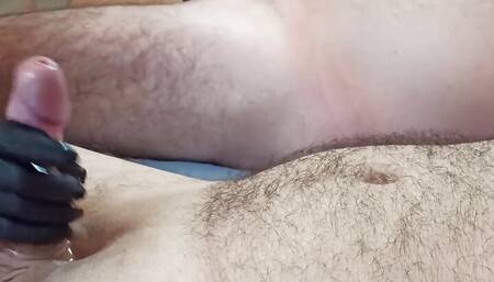 Share my wife with a friend. Threesome. MFM. Cuckold. Cock massage. Scene 1