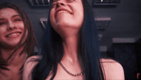 Long topless tickle session with new model Dark Ariel - Beautiful body and soft soles (FULL HD MP4)